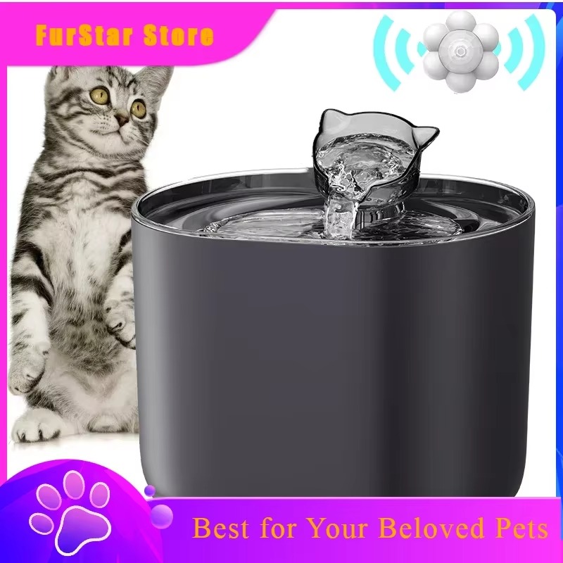 Pet Water Fountain Stainless Steel - FurStarCat Water Fountain Auto Filter USB
