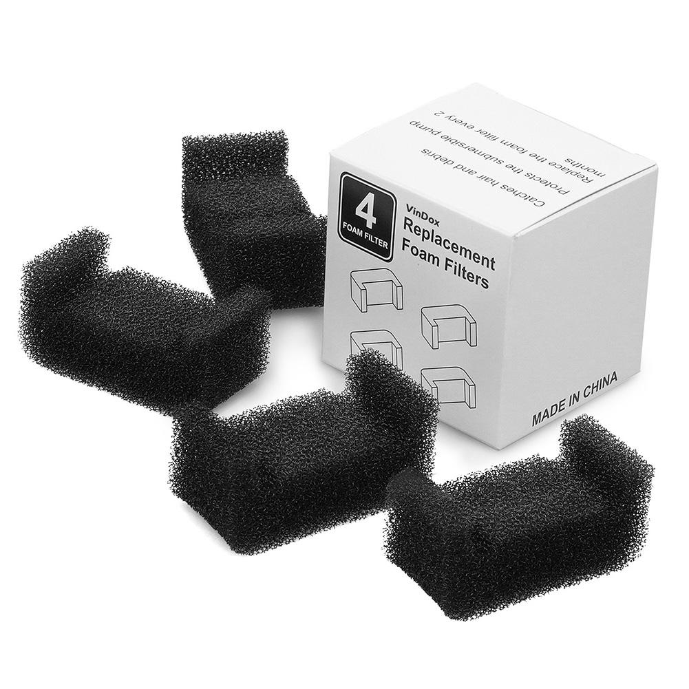 Pet Fountain Filter Replacement - 4PCS Cat Water Fountain Filter Carbon