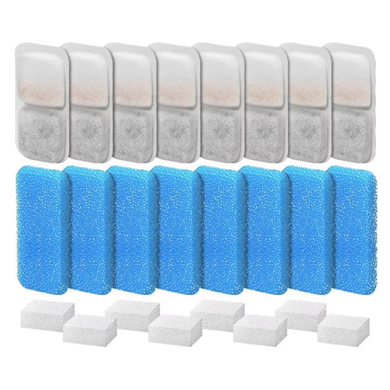 Pet Fountain Filter Replacement - 8 Set Cat Water Fountain Filters