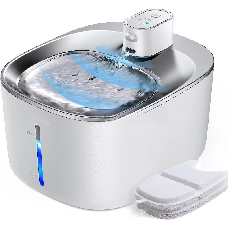 Pet Water Fountain Stainless Steel - Stainless Steel Pet Water Bowl Electric