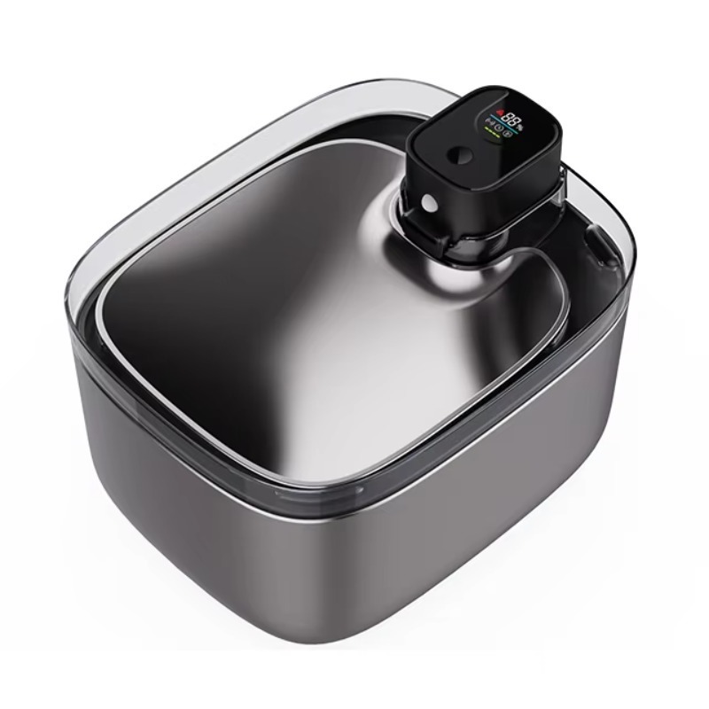 Wireless Pet Water Fountain Battery - 2026LCD Display Cats Drinking Fountain Cordless