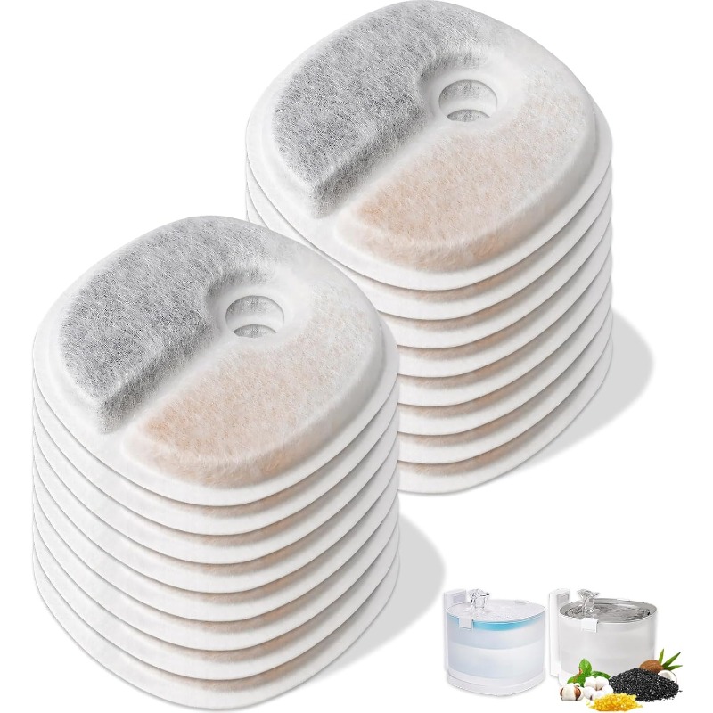 Pet Water Fountain Pump Replacement - Replacement Refill Filters for E1 /