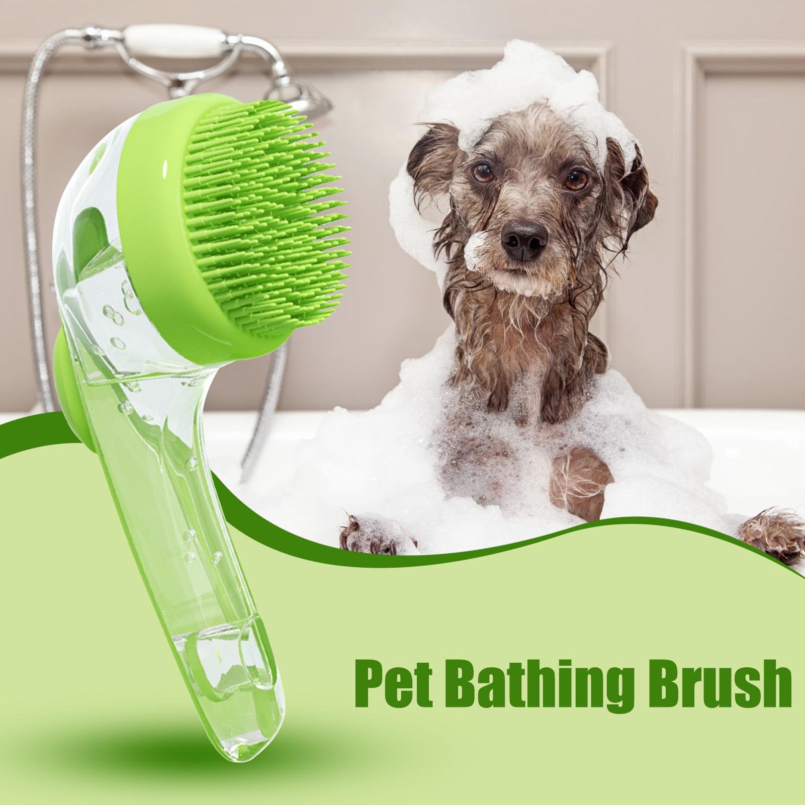Pet Fountain Cleaning Kit - Soft Silicone Dog Shampoo Brush With