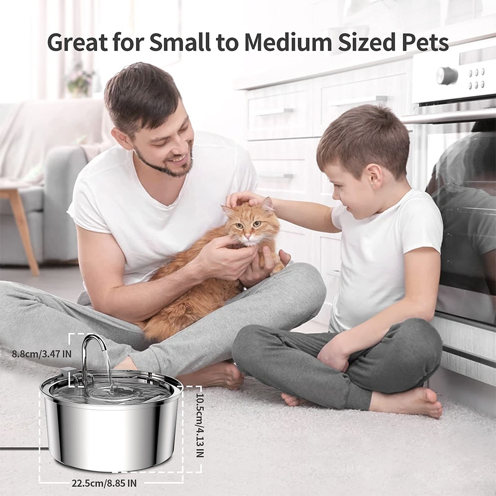 Stainless Steel Pet Water Feed - Smart Pet Water Fountain Wifi review and price