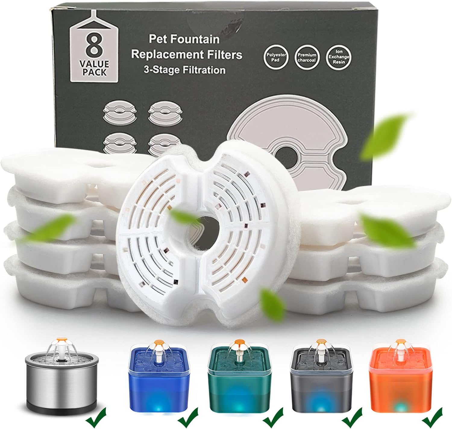 Cat Water Fountain Filter Mult - Pet Water Fountain Pump Replacement review and price