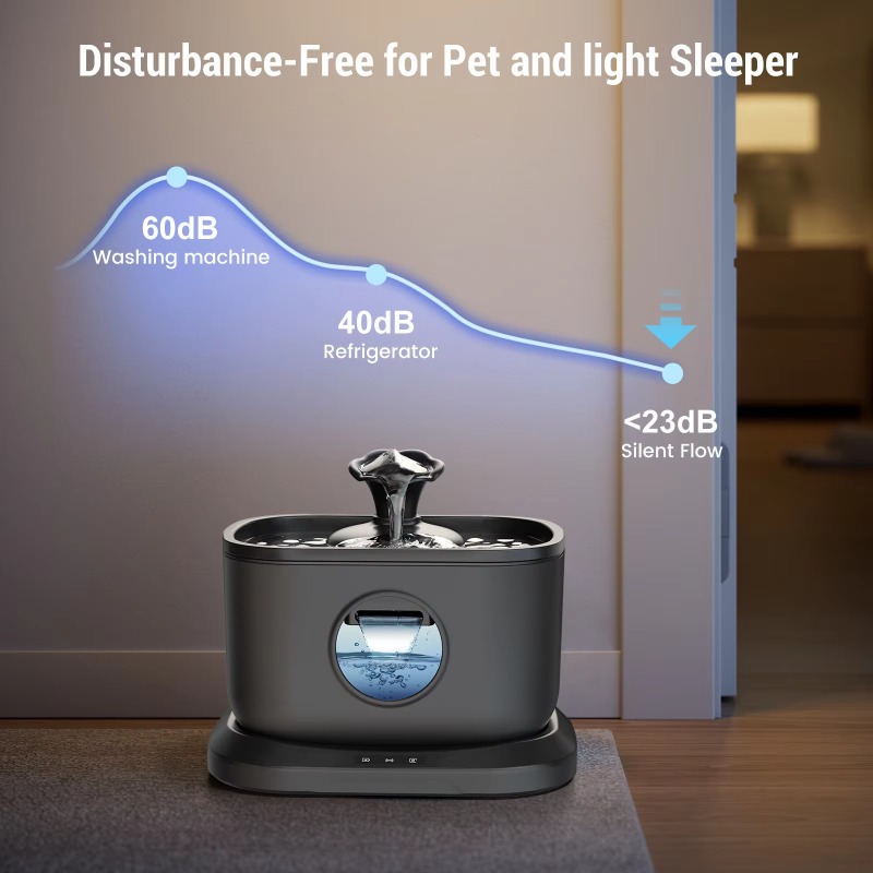 Cat fountain filter Wireless P - Wireless Pet Water Fountain Battery review and price
