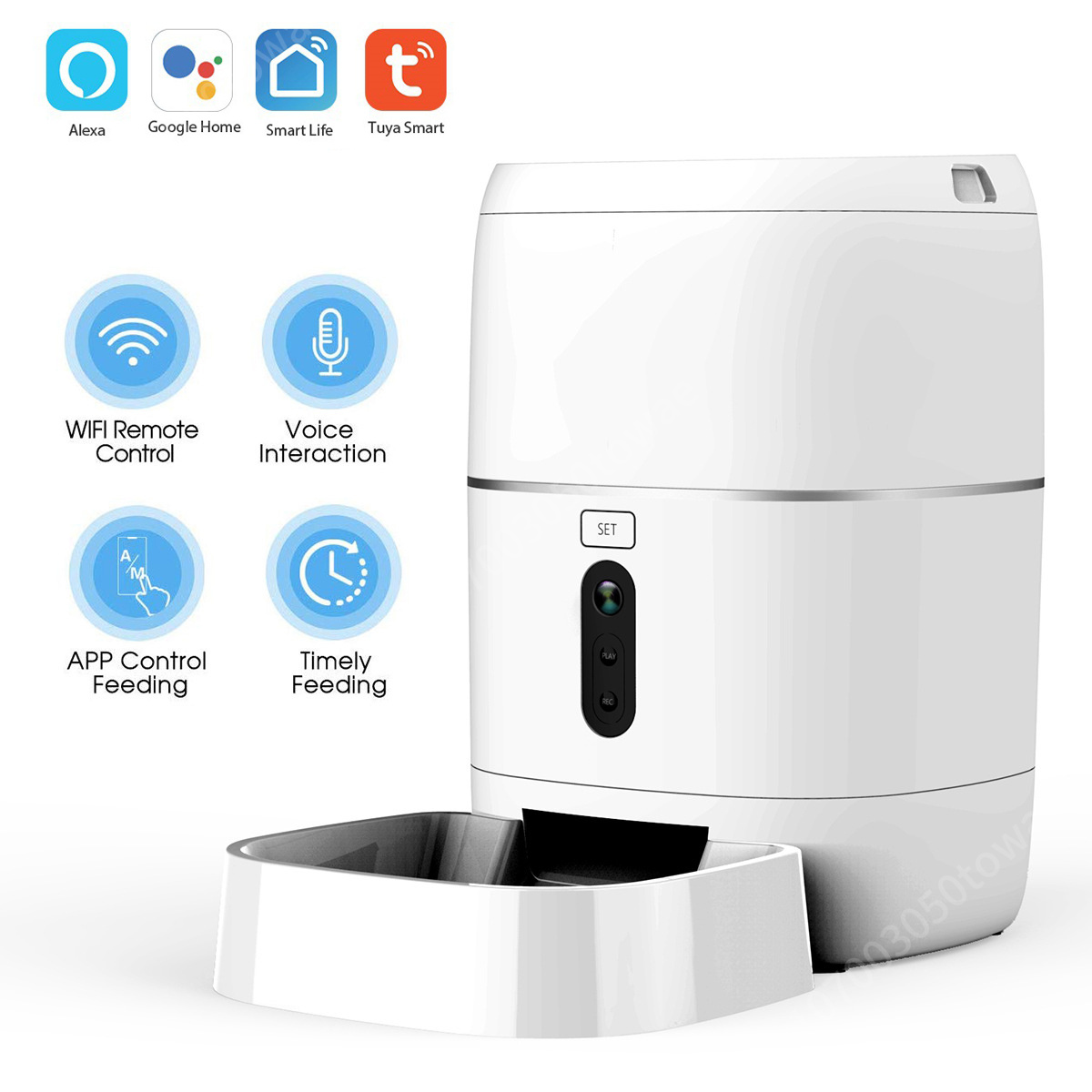 1080P Camera Tuya Smart Wifi A - Automatic Cat Feeder 6L Timed review and price