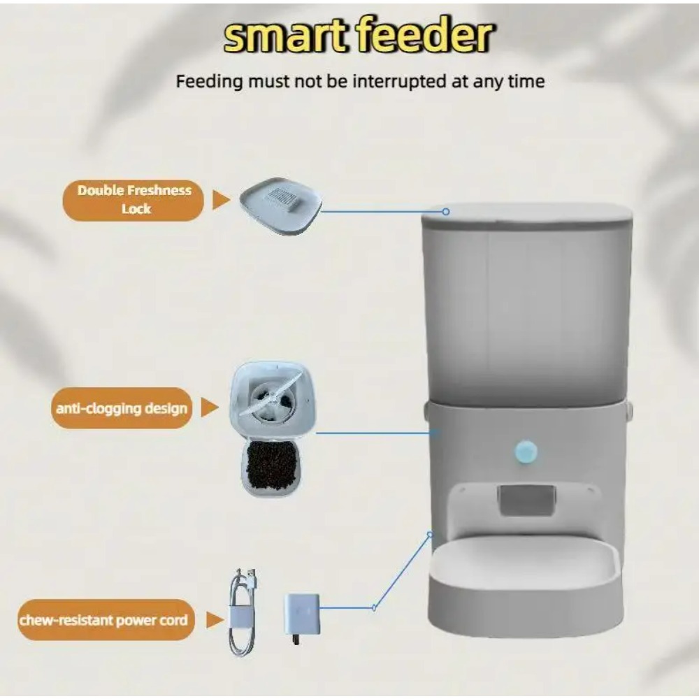 6L Automatic Timed Feeder Pet  - Automatic Cat Feeder 6L Timed review and price