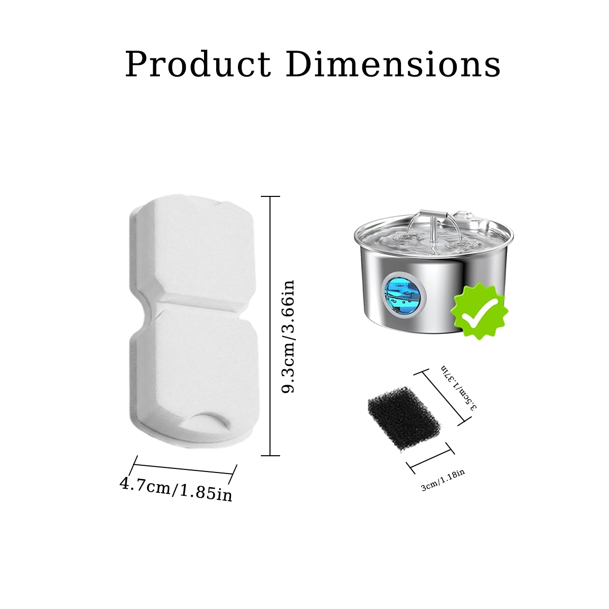 10PCS / 20PCS Replacement Filt - Pet Fountain Filter Replacement review and price