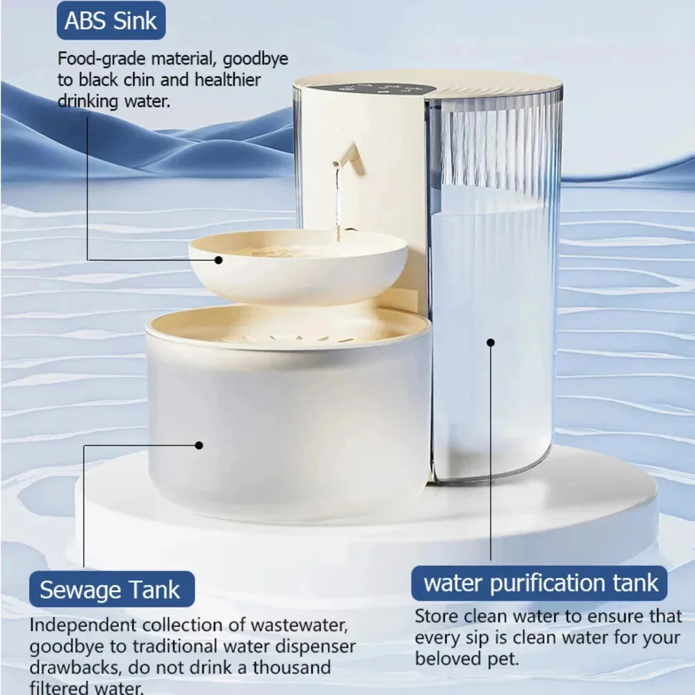 3L Large Capacity Pet Smart Wa - Automatic Cat Water Dispenser 3L review and price