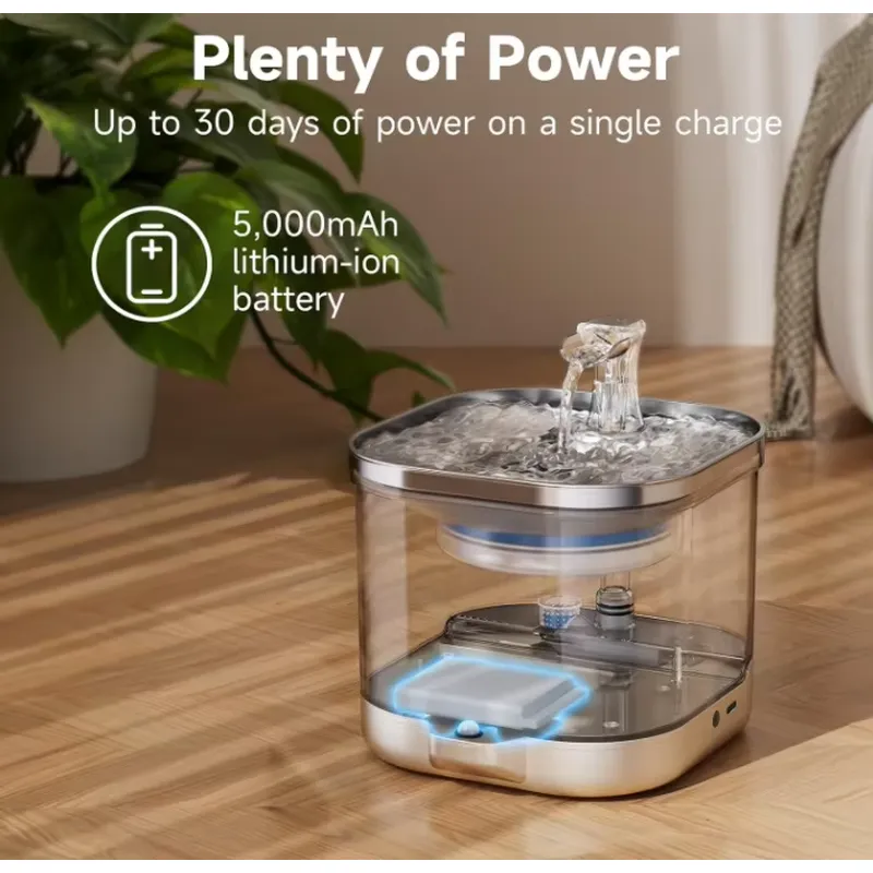 2025 New Wireless Pet Accessor - Wireless Pet Water Fountain Battery review and price