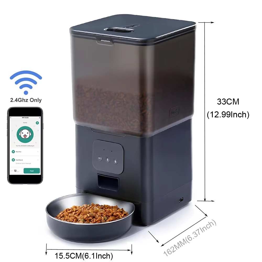 6L Smart Pet Feeder with APP C - Automatic Cat Feeder 6L Timed review and price