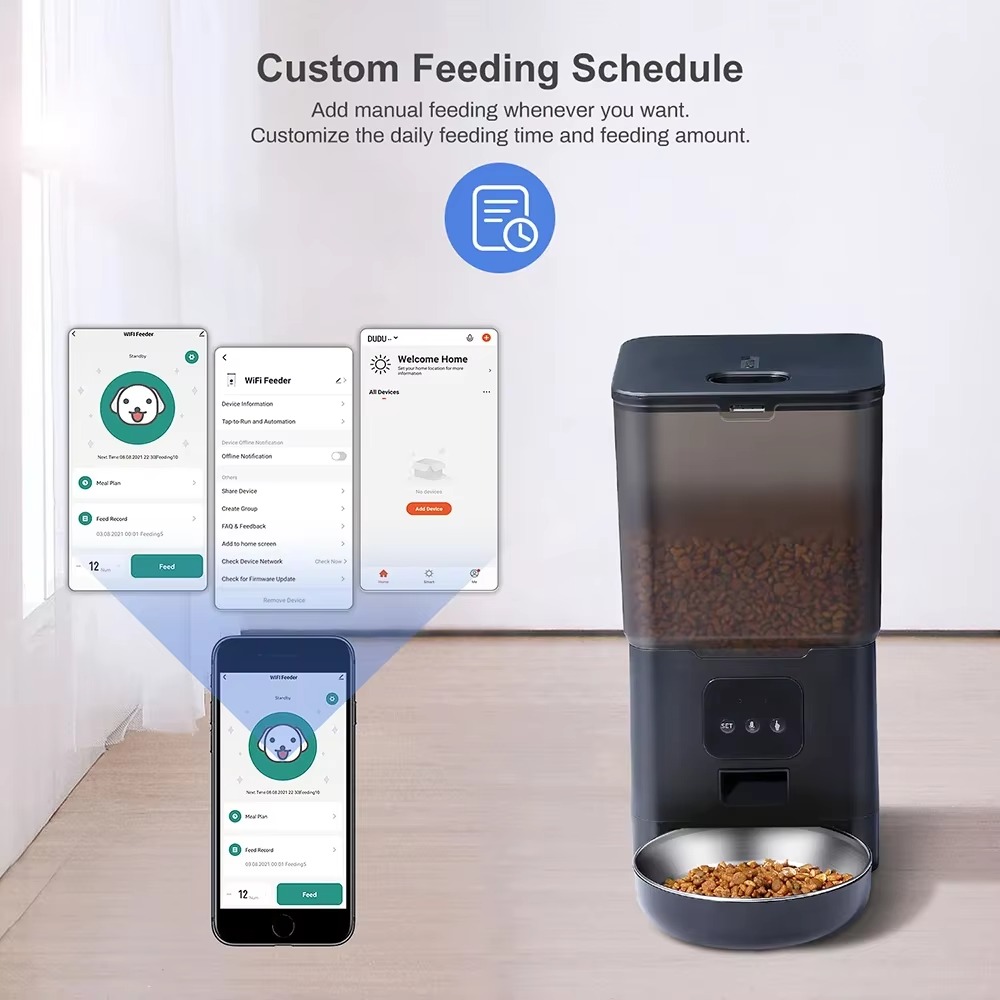 6L Smart Pet Feeder with APP C - Automatic Cat Feeder 6L Timed review and price
