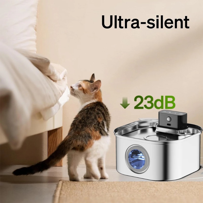 ZHAYA   Wireless Charging Auto - Wireless Pet Water Fountain Battery review and price