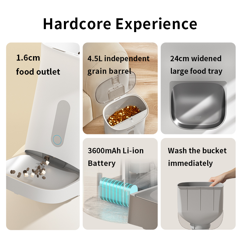 New Series 4.5L Smart Pet Feed - Smart Pet Feeder Camera Wifi review and price