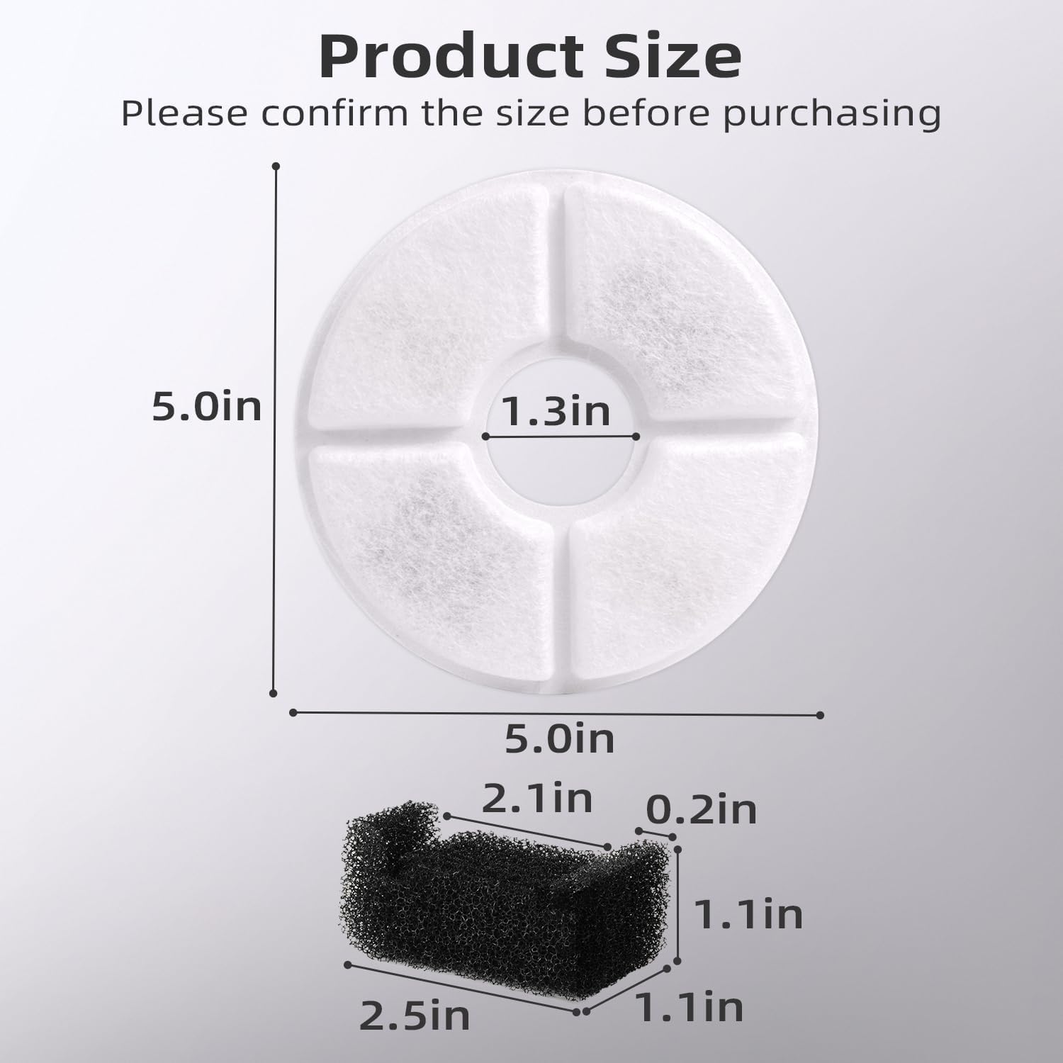 Round Carbon Filters Set Cat D - Pet Fountain Filter Replacement review and price
