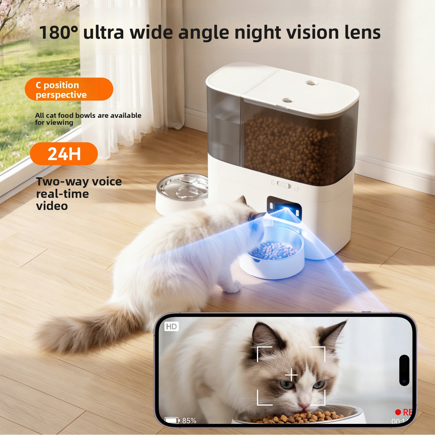 2 In 1 Smart Pet Feeder Water  - Smart Pet Water Fountain Wifi review and price
