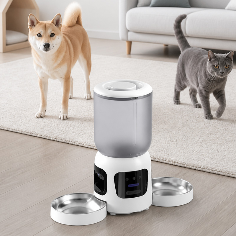 Automatic Smart Pet Feeder Dou - Pet Feeder App Control Portion review and price