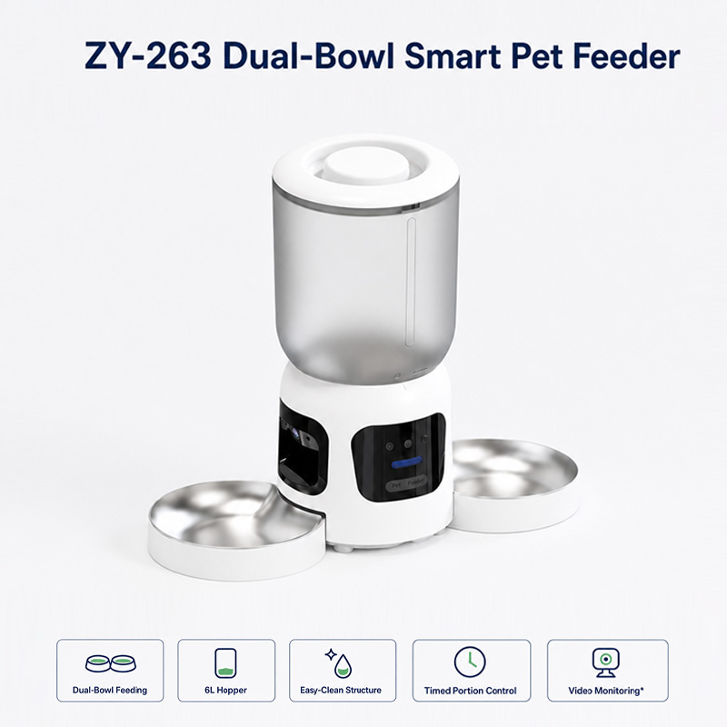 Automatic Smart Pet Feeder Dou - Pet Feeder App Control Portion review and price