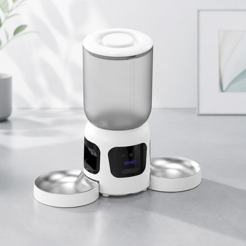 Automatic Smart Pet Feeder Dou - Pet Feeder App Control Portion review and price