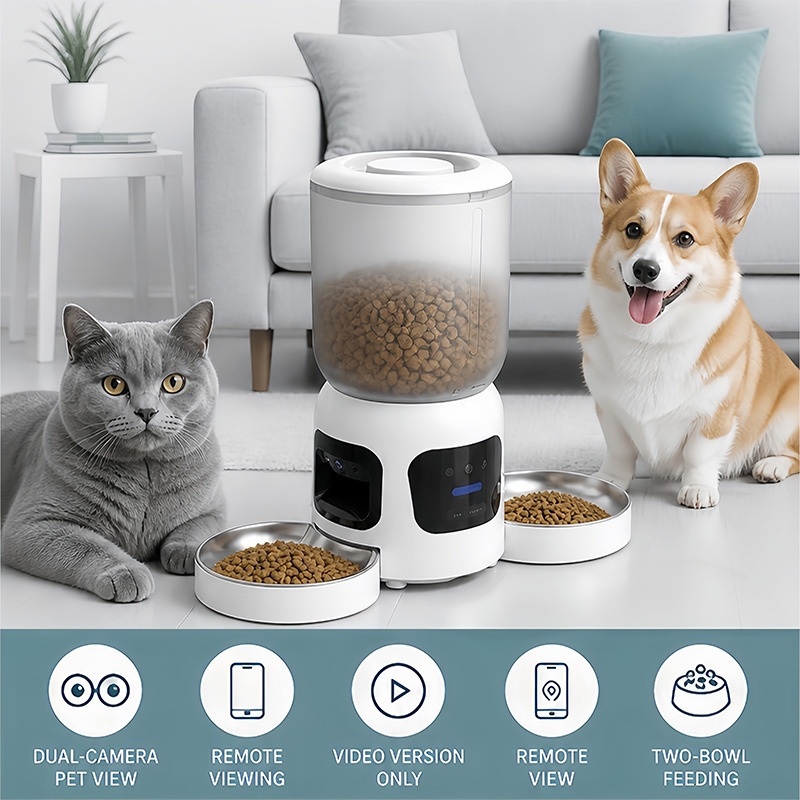 Automatic Smart Pet Feeder Dou - Pet Feeder App Control Portion review and price