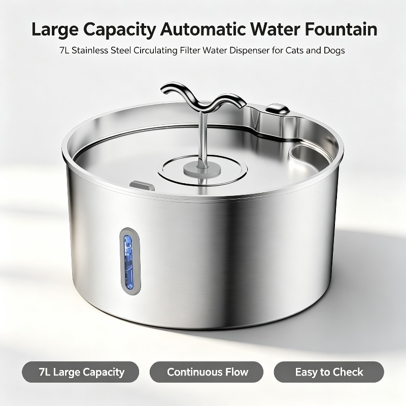 Stainless Steel Pet Water Foun - Dog Water Fountain Large review and price