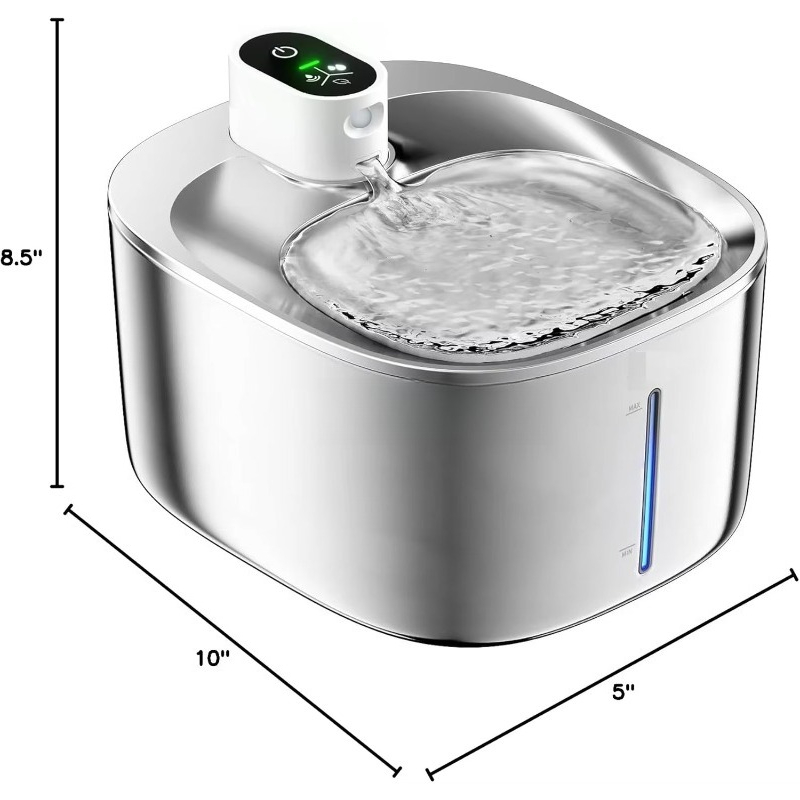 Stainless Steel Pet Water Bowl - Pet Water Fountain Stainless Steel review and price