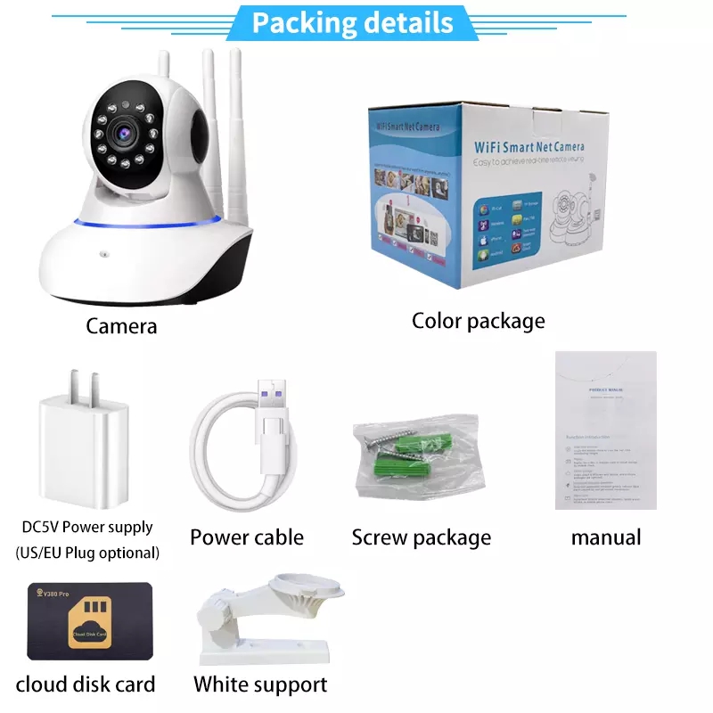 1080P HD Indoor Wireless IP Ca - Smart Pet Feeder Camera Wifi review and price