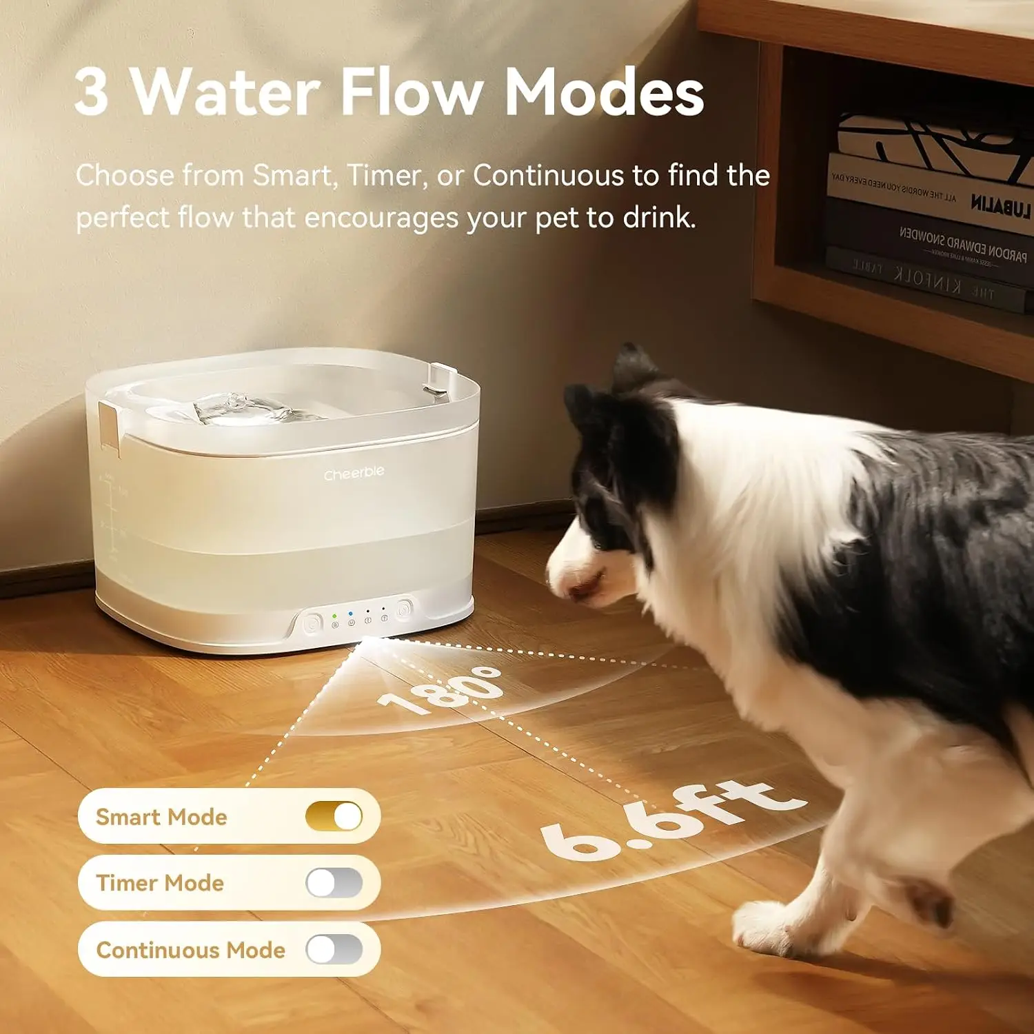 Pumpless Dog Water Elfin Fount - Wireless Pet Water Fountain Battery review and price