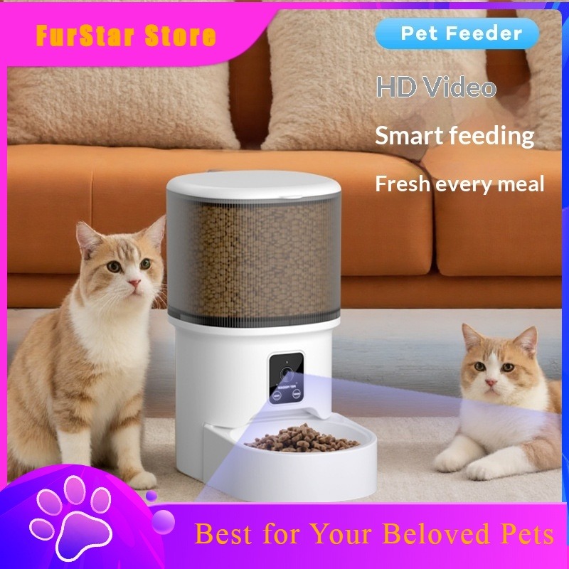 FurStarSmart WiFi Automatic Pe - Pet Feeder App Control Portion review and price