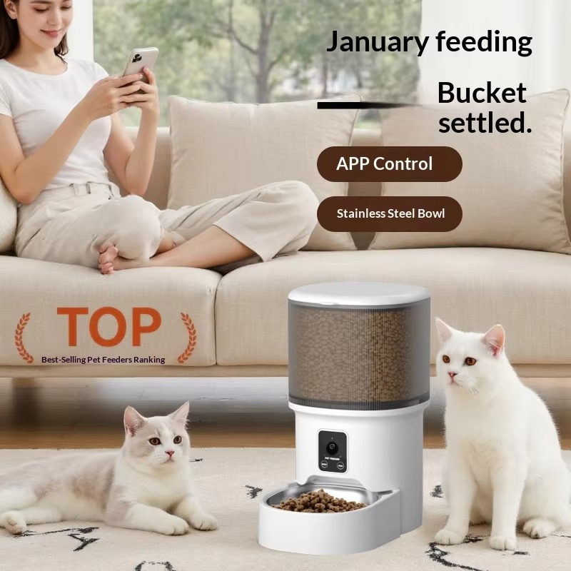 FurStarSmart WiFi Automatic Pe - Pet Feeder App Control Portion review and price