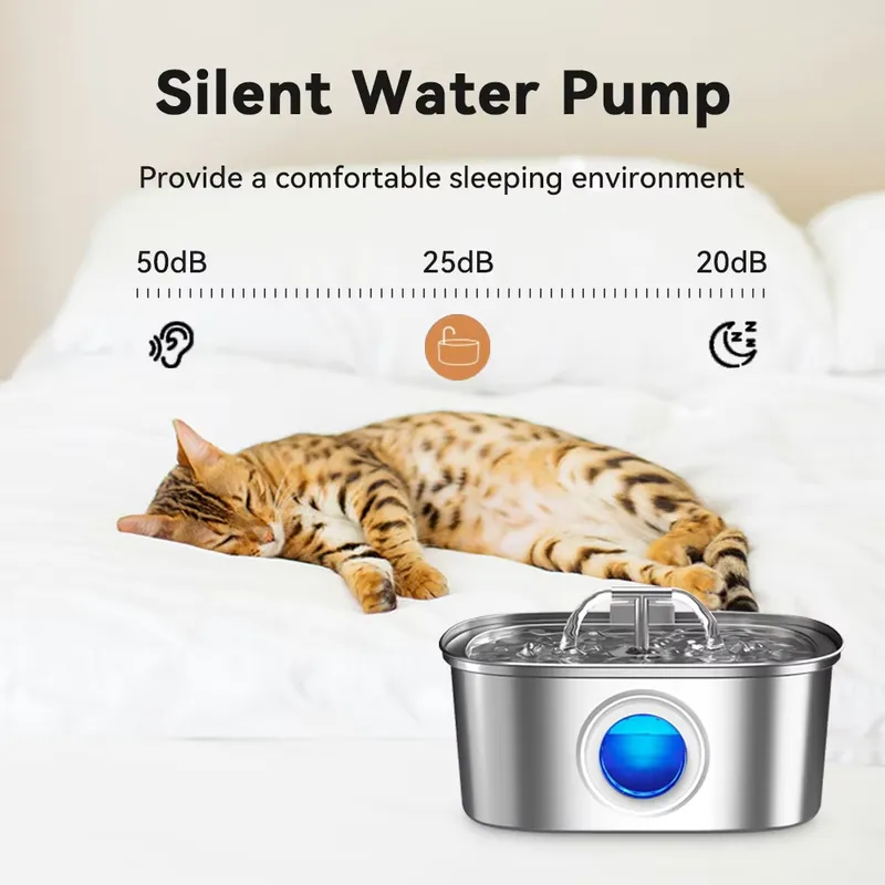 For 304 Stainless Steel 3.2L A - Pet Water Fountain Stainless Steel review and price