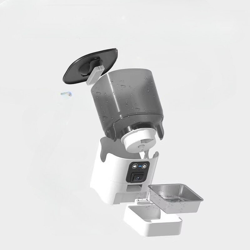 Pet Feeder Automatic with Came - Automatic Cat Feeder 6L Timed review and price