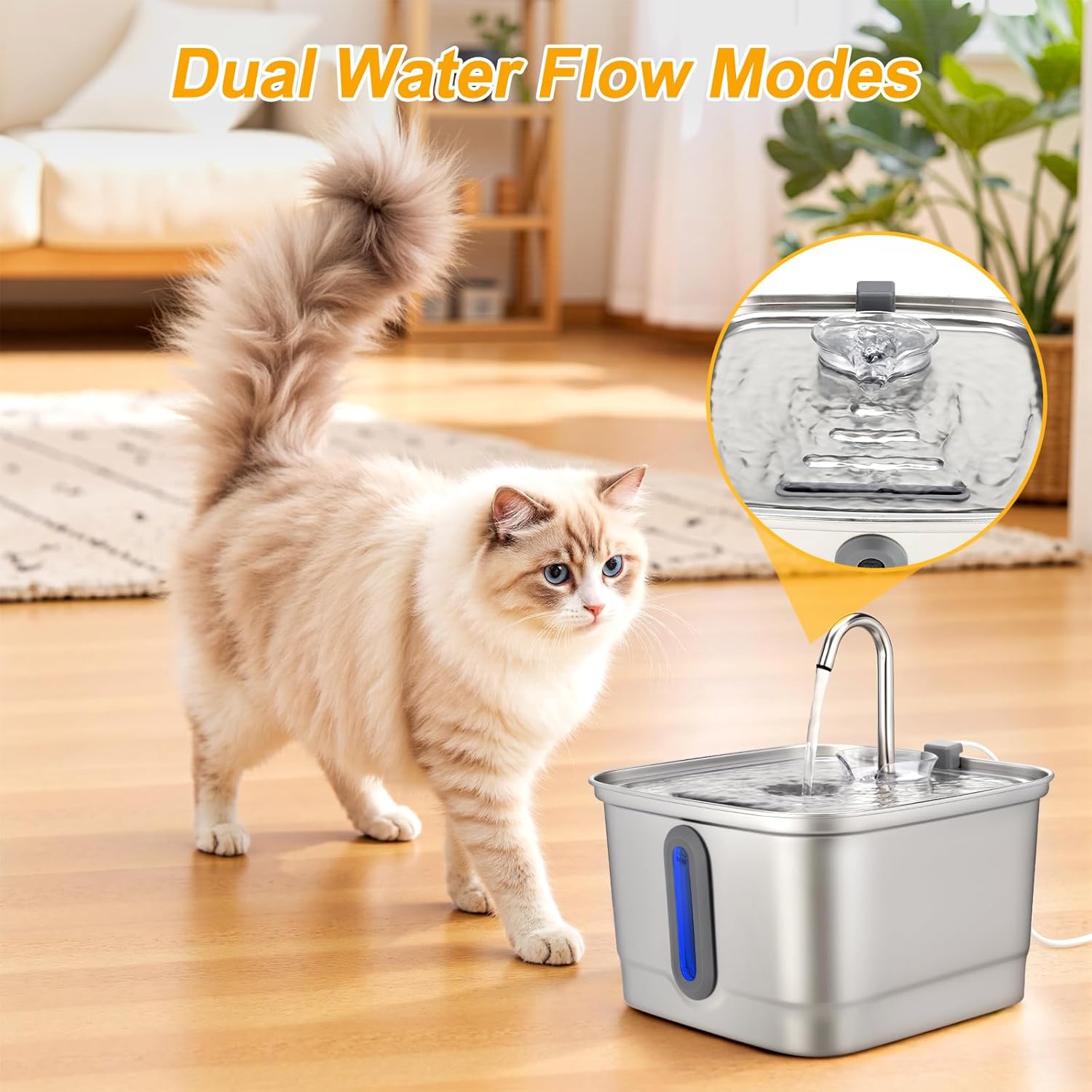 101oz/3L Stainless Steel Cat W - Automatic Cat Water Dispenser 3L review and price
