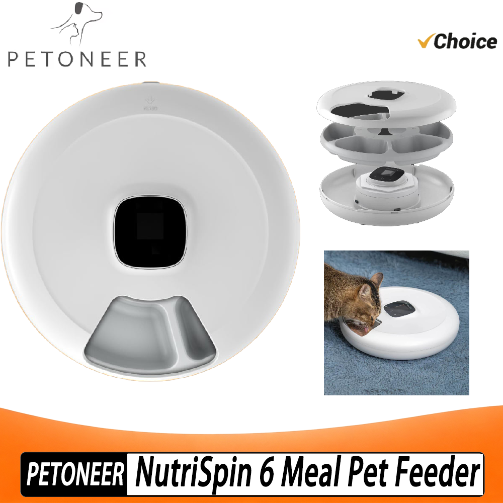 Petoneer NutriSpin 6 Meal Pet  - Pet Feeder App Control Portion review and price
