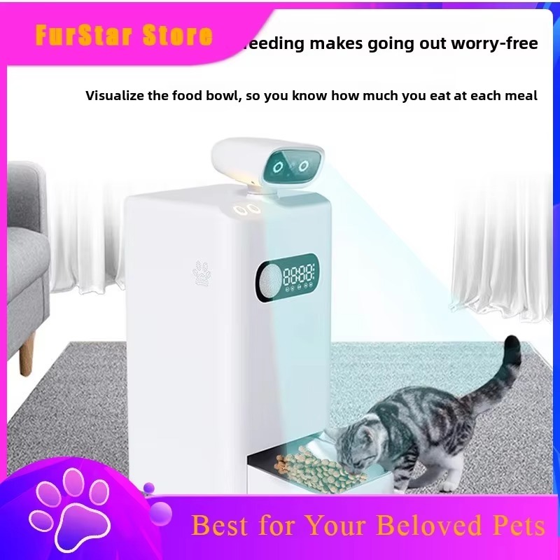 FurStarAutomatic Pet Feeder Wi - Smart Pet Feeder Camera Wifi review and price