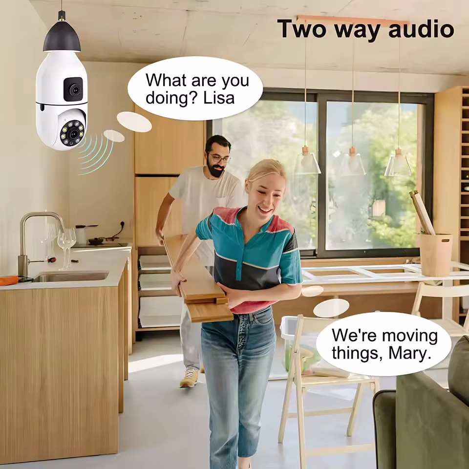 WiFi IP Camera E27 Bulb Cam 8M - Smart Pet Feeder Camera Wifi review and price