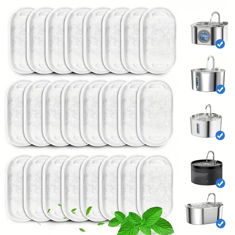 12pcs/24pcs Cat Water Dispense - Pet Water Fountain Pump Replacement review and price