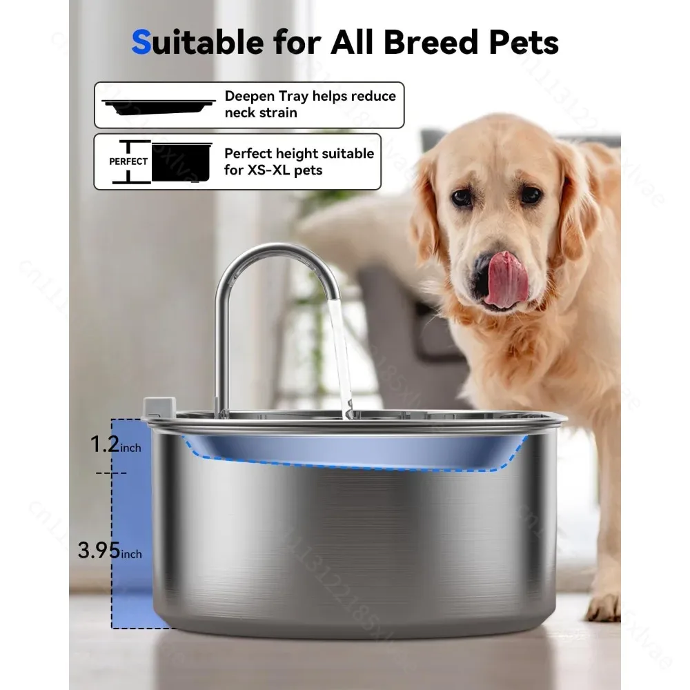 13L Stainless Steel Automatic  - Dog Water Fountain Large review and price