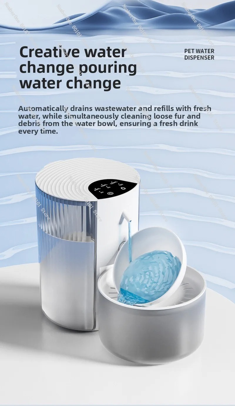 Smart Pet Water Fountain 3L, F - Automatic Cat Water Dispenser 3L review and price