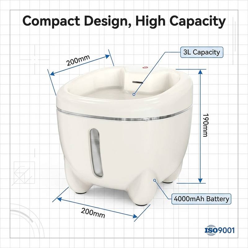 3L Wireless Automatic Eco-Frie - Automatic Cat Water Dispenser 3L review and price