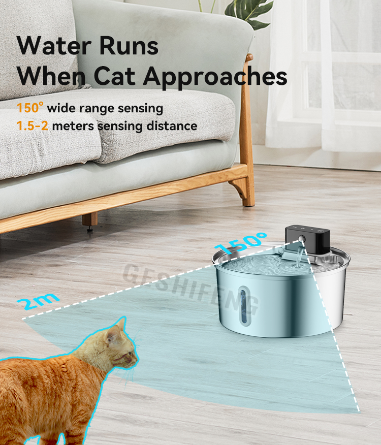 Cordless Wireless 304 Stainles - Wireless Pet Water Fountain Battery review and price