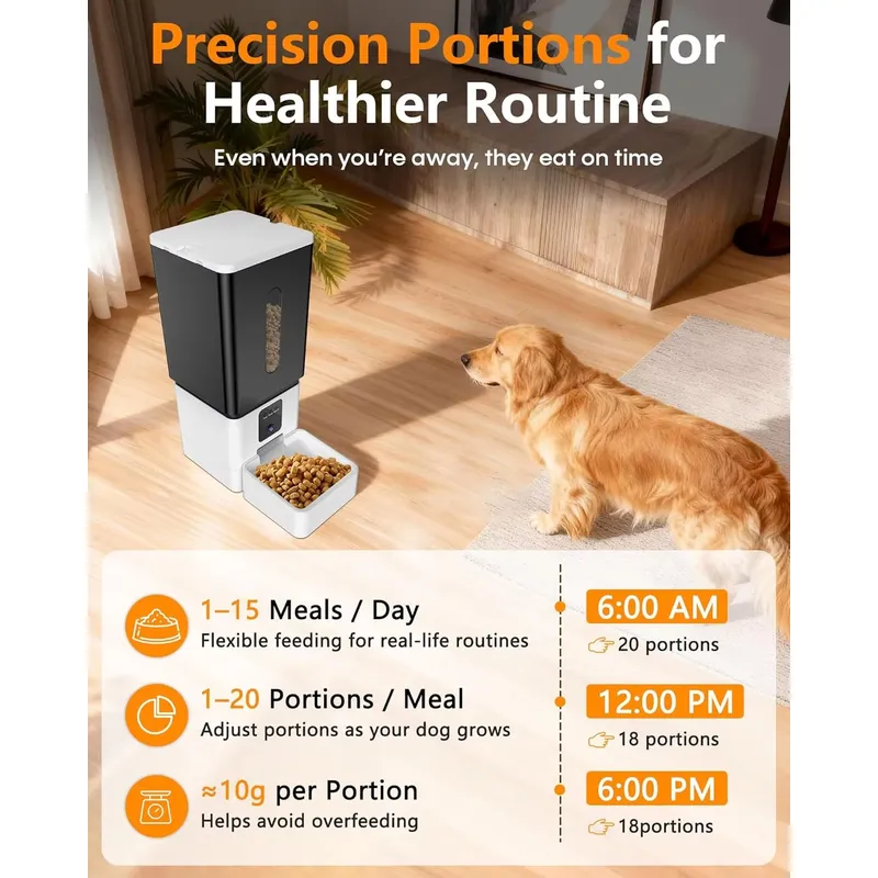 12L Automatic Wifi Pet Food Di - Pet Feeder App Control Portion review and price