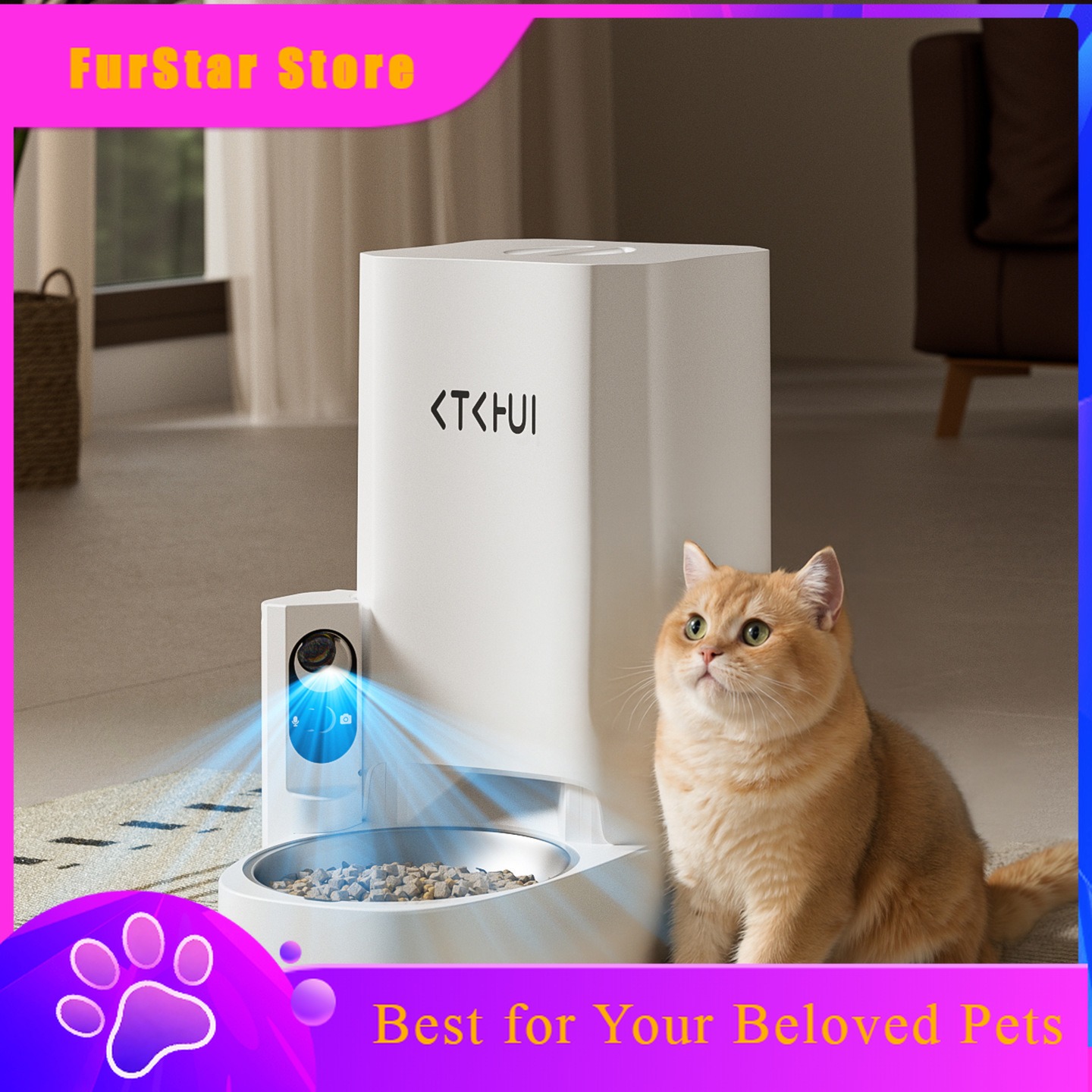 FurStarNew Smart XL Capacity P - Pet Feeder App Control Portion review and price