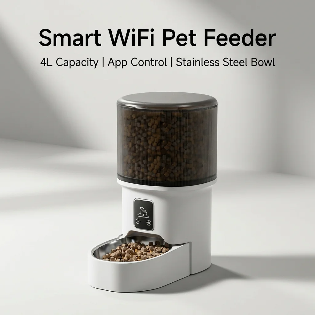 Smart Automatic Pet Feeder WiF - Pet Feeder App Control Portion review and price