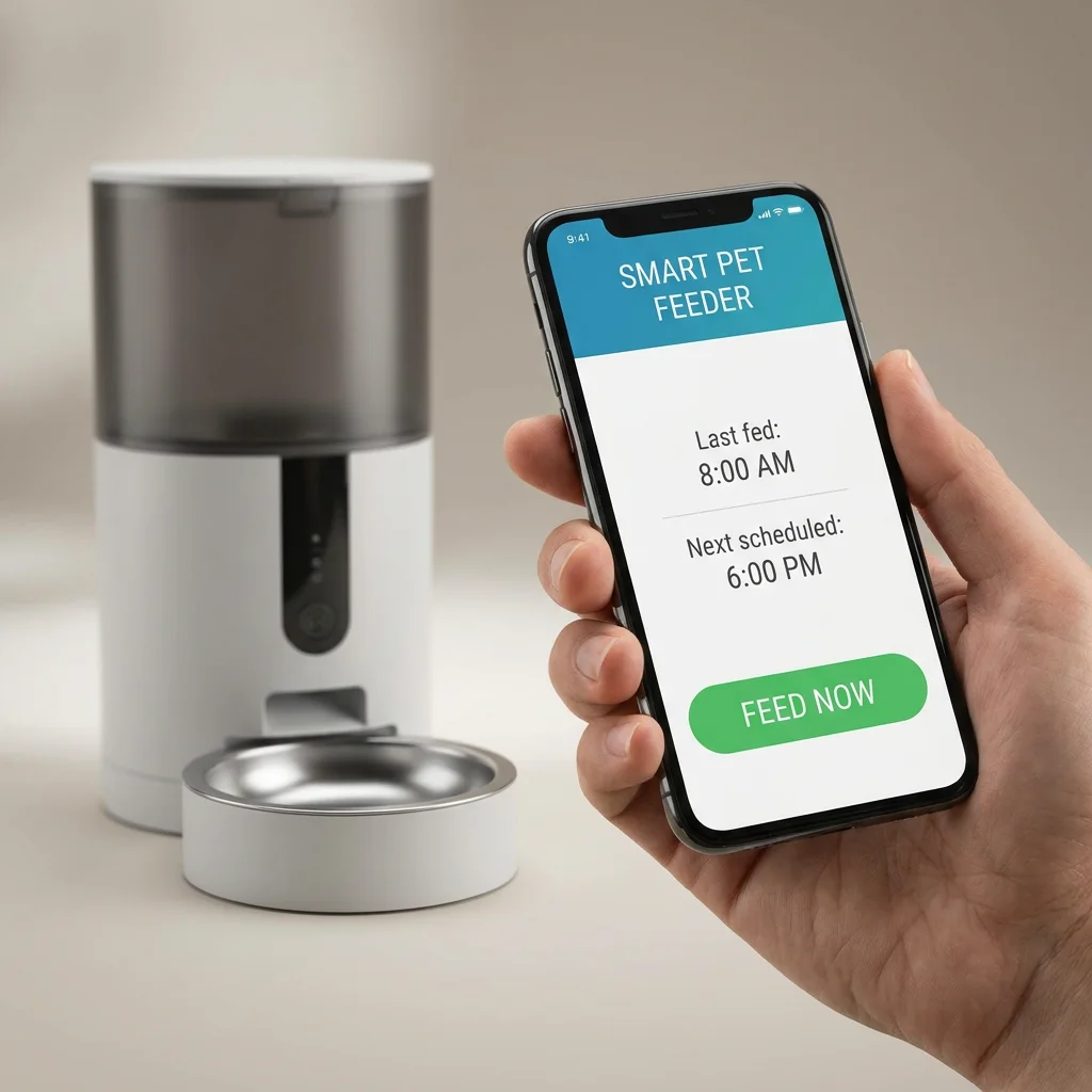 Smart Automatic Pet Feeder WiF - Pet Feeder App Control Portion review and price