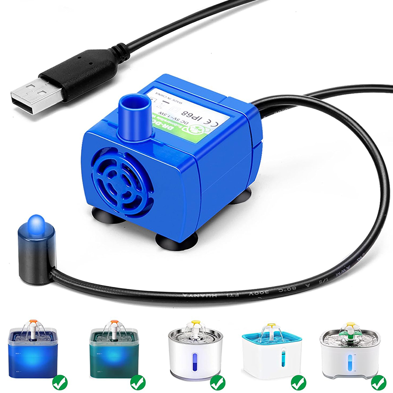 Cat Water Fountain LED Light P - Pet Water Fountain Pump Replacement review and price