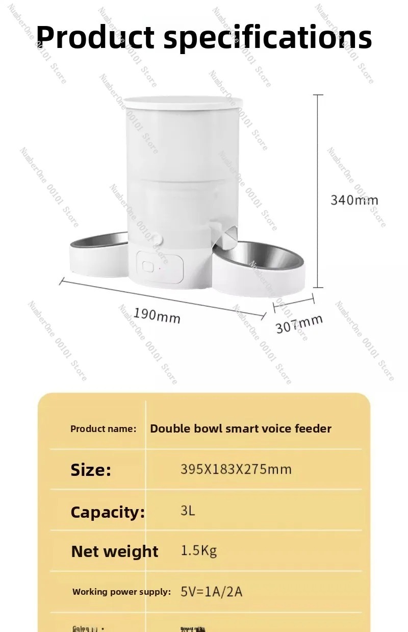 Automatic Pet Feeder, Programm - Pet Feeder App Control Portion review and price