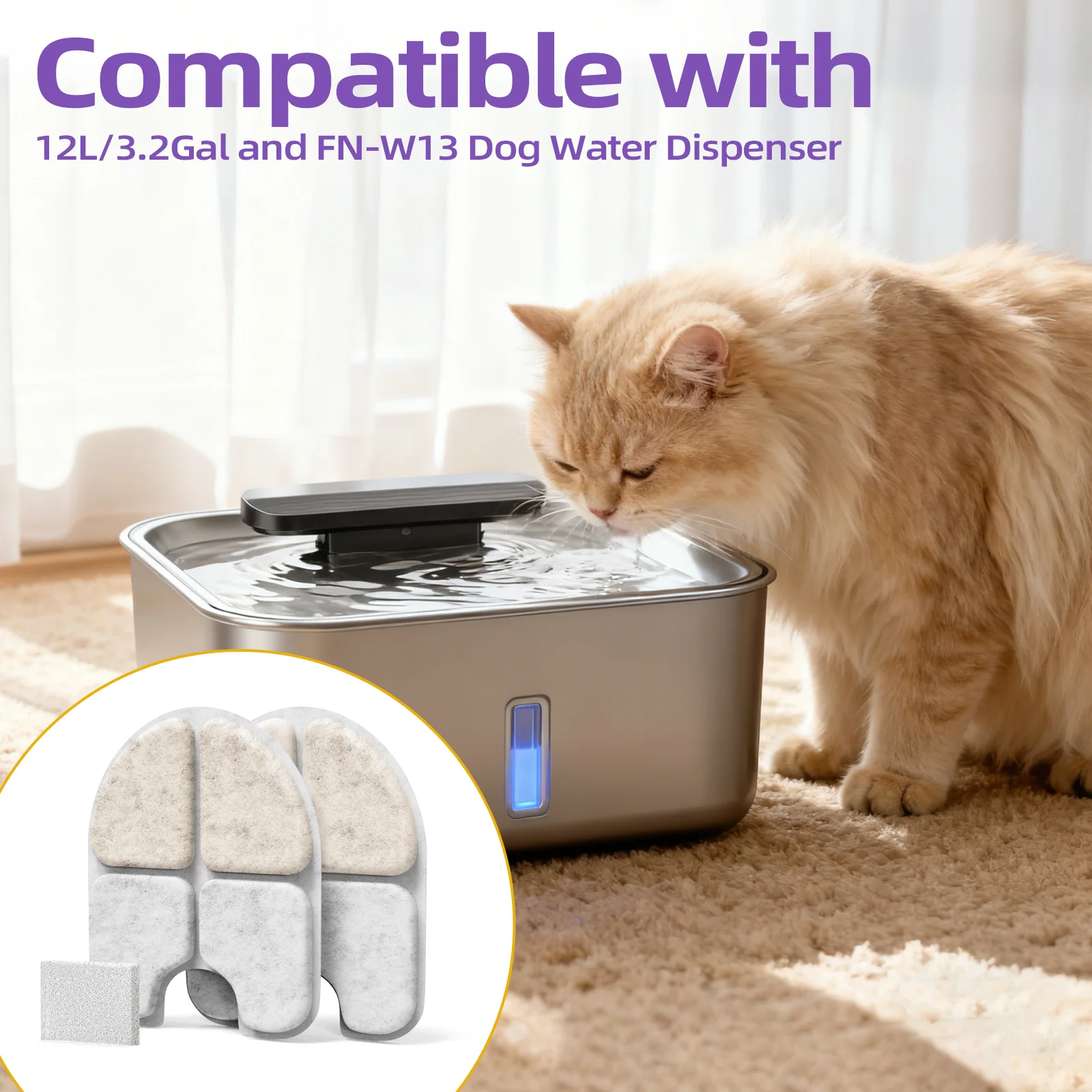 Pet Water Fountain Replacement - Pet Fountain Filter Replacement review and price