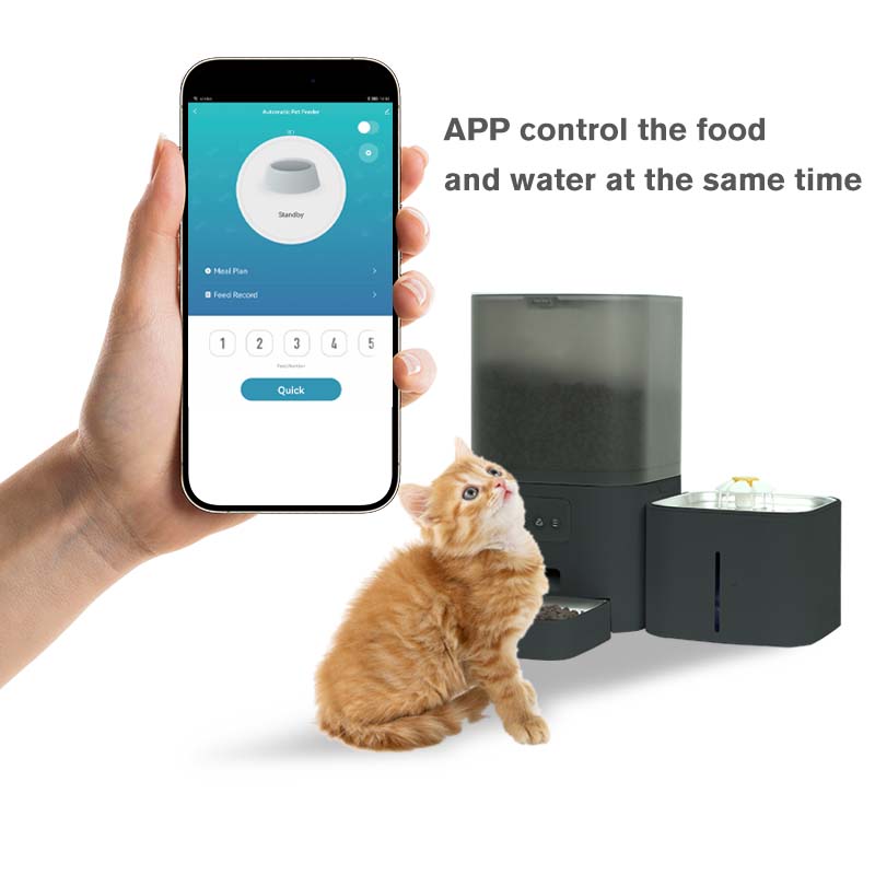Wifi APP Control Voice Call Fu - Automatic Cat Feeder 6L Timed review and price